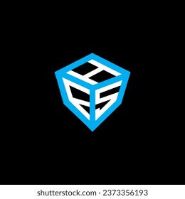 HFS letter logo vector design, HFS simple and modern logo. HFS luxurious alphabet design  
