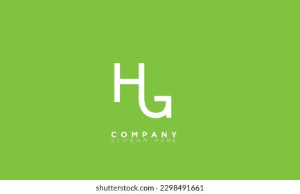 HG Alphabet letters Initials Monogram logo GH, H and G