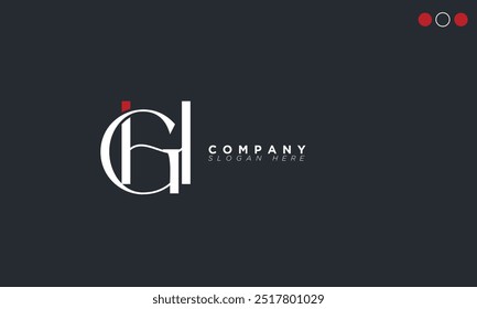 HG Alphabet letters Initials Monogram logo GH, H and G