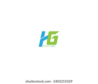 Logotipo de la empresa HG, logotipo creativo,