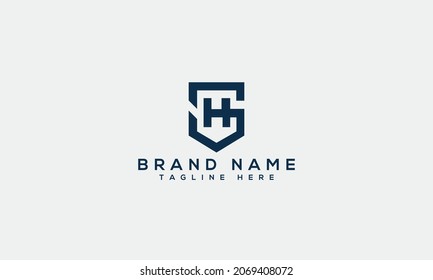 HG kreatives Logo-Icon-Design, Vektorformat mit Buchstaben