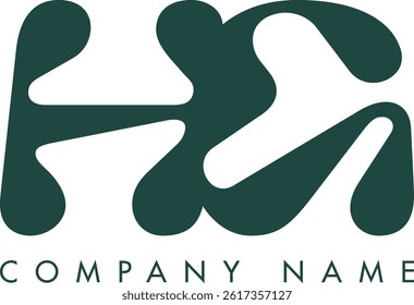 HG creative modern abstract letter logo vector design. Usable for your company or business and brand identity.