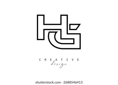 HG Creative Monogram Logo Design-Stock Creative Branding Design Concept