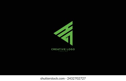 HG HN Abstract initial monogram letter alphabet logo design