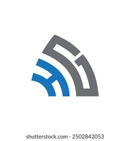 HG letter logo design vector template