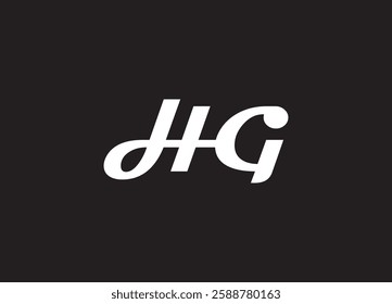 HG letter logo and initial logo design