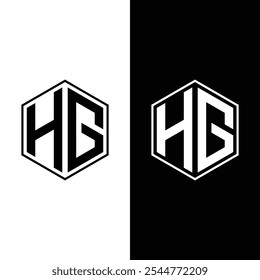 HG Logo Design Template Vector Graphic Branding Element