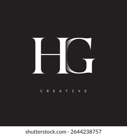 HG Monogram Logo Minimal Elegant Letter mark for Luxury, Fashion   Creative Brands	
