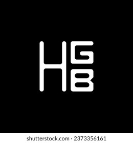 HGB letter logo vector design, HGB simple and modern logo. HGB luxurious alphabet design  
