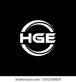 HGE Logo Design, Inspiration for a Unique Identity. Modern Elegance and Creative Design. Watermark Your Success with the Striking this Logo.
