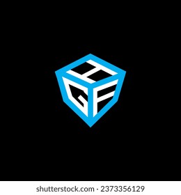 HGF letter logo vector design, HGF simple and modern logo. HGF luxurious alphabet design  