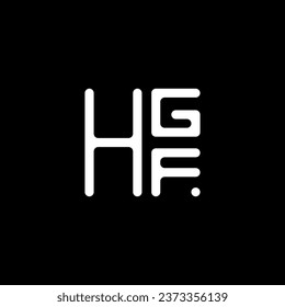 HGF Buchstaben Logo Vektordesign, HGF einfach und modern Logo. HGF luxuriöses Alphabet-Design  