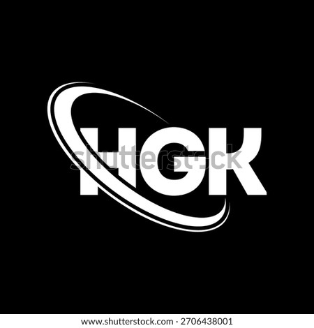 HGK logo. HGK letter. HGK letter logo design. Initials HGK logo linked with circle and uppercase monogram logo. HGK-typography for technology, business and real estate brand.