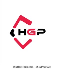 HGP creative minimalist letter logo. HGP unique vector initials alphabet letter logo design
