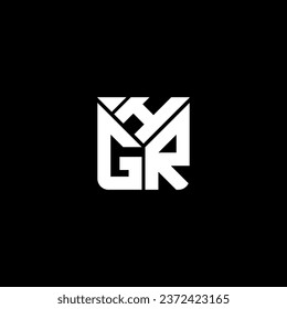 HGR letter logo vector design, HGR simple and modern logo. HGR luxurious alphabet design  