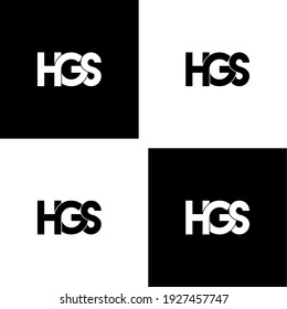 hgs letter original monogram logo design