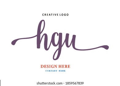 HGU lettering logo is simple, easy to understand and authoritative