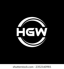 HGW Logo Design, Inspiration for a Unique Identity. Modern Elegance and Creative Design. Watermark Your Success with the Striking this Logo.
