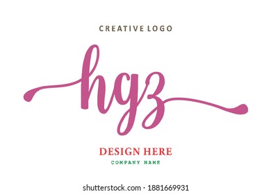 HGZ lettering logo is simple, easy to understand and authoritative
