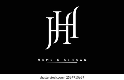 HH Abstract Letters Logo Monogram