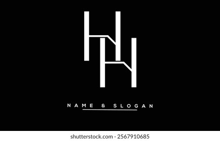 HH Abstract Letters Logo Monogram