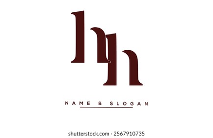 HH Abstract Letters Logo Monogram
