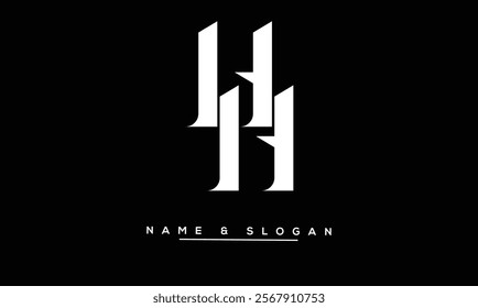 HH Abstract Letters Logo Monogram