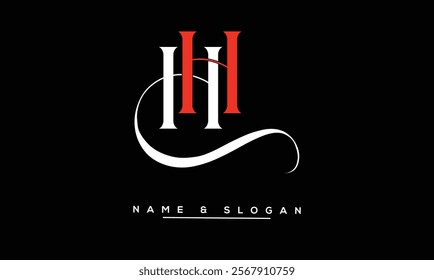 HH Abstract Letters Logo Monogram