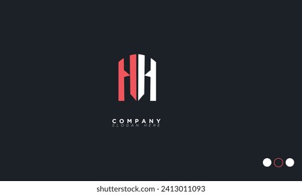 HH Alphabet letters Initials Monogram logo 