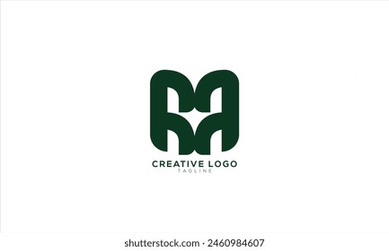 HH BH HB Abstractas inicial monograma letra alfabeto logo diseño