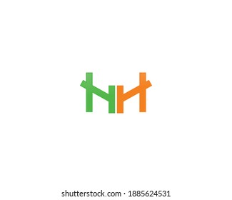 HH Concept logo design icon