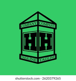 HH Initial Explore this unique collection of alphabet house logos,featuring stylish letter combinations inside a geometric house outline. Perfect for branding, real estate businesses, graphic design