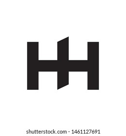 HH initial letter logo template vector icon design