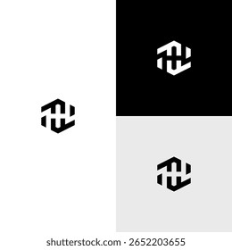 HH initial monogram vector icon illustration

