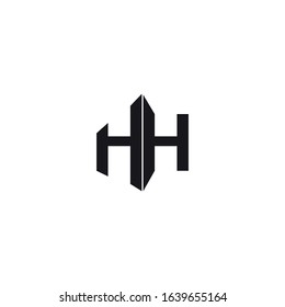 Hh Letter Brand Logo Vector Stock Vector (Royalty Free) 1639655164 ...