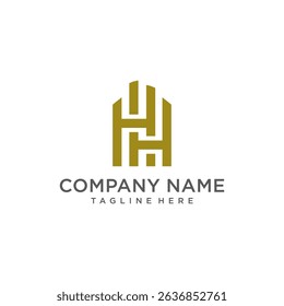 HH letter logo vector. concept logo