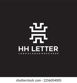 HH Letter logo vector image