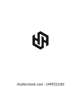 HH Letters Logo Design Template