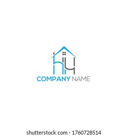 hh logo design, home logo hh 