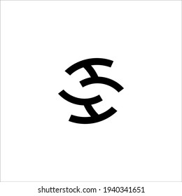 HH logo design vector sign 
