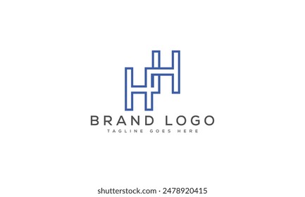 HH logo design vector template design for brand
