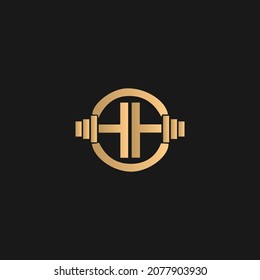 vector de logotipo hh, vector de ajuste hh