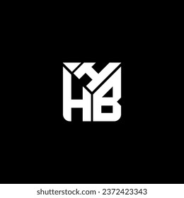 HHB letter logo vector design, HHB simple and modern logo. HHB luxurious alphabet design  