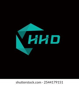 HHD criativo minimalista carta logotipo. HHD vetor exclusivo iniciais alfabeto letra logotipo design 
