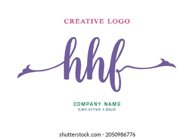 HHF lettering logo is simple, easy to understand and authoritative