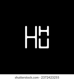 HHU letter logo vector design, HHU simple and modern logo. HHU luxurious alphabet design  