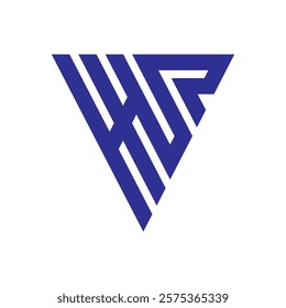 HHUR pentagon-shaped logo, ideal for construction or initial branding.