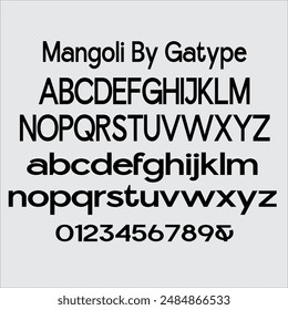 Hi all, there is a new modern and unique Mangoli sant font, please have it immediately for a quality project.