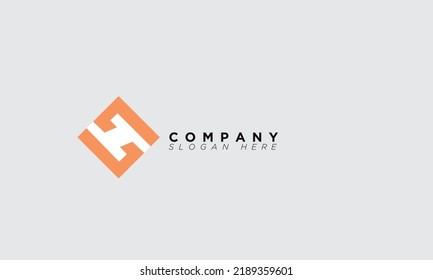 HI Alphabet letters Initials Monogram logo 