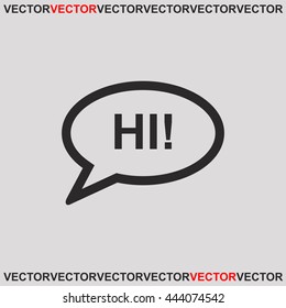 Hi icon.